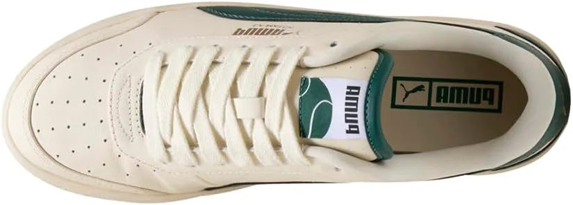Мужские кроссовки PUMA Ca Match Premium с шнуровкой для повседневной носки - белые, белый — фото 4