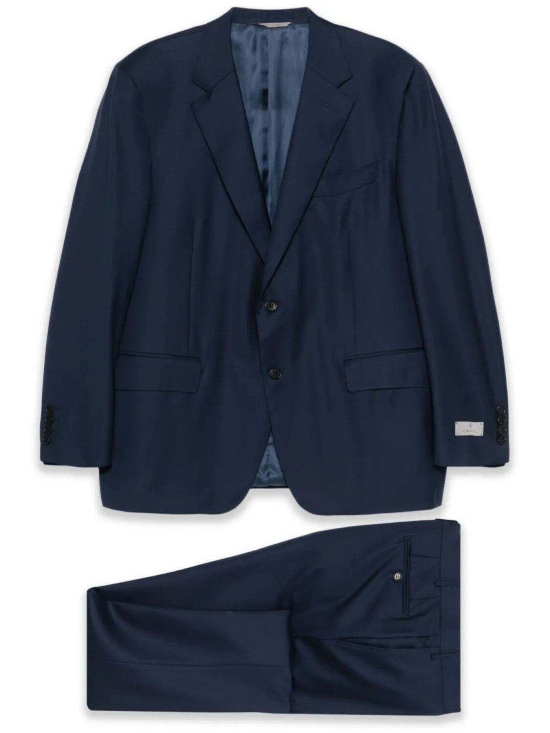

Canali шерстяной костюм, синий
