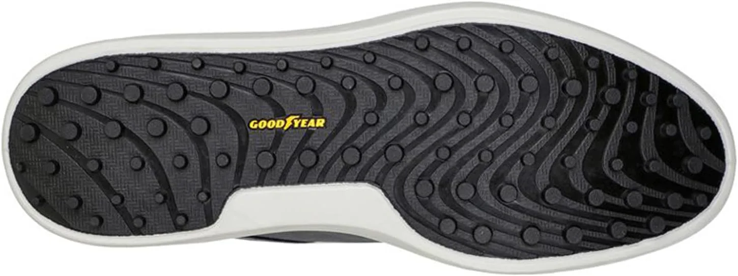 Мужские гольф-кроссовки Skechers Drive 5 Lx с водонепроницаемой подошвой без шипов и расслабленной посадкой, темно-синий/серый — фото 2