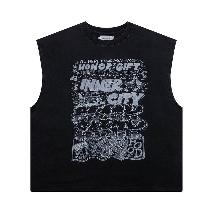 

Футболка Honor The Gift Block Party Cut Off Tee, Black