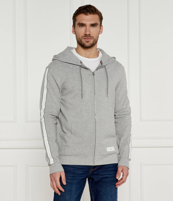 

Толстовка Tommy Hilfiger Regular Fit, серый / белый