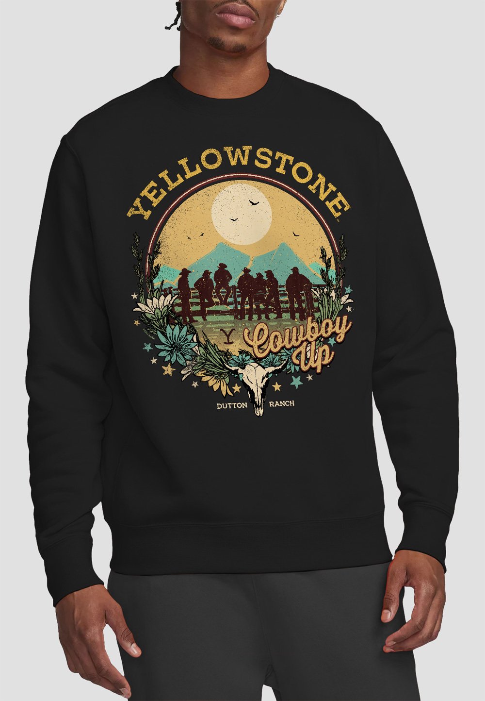 

Толстовка STONE COWBOY UP Cotton Soul, черный