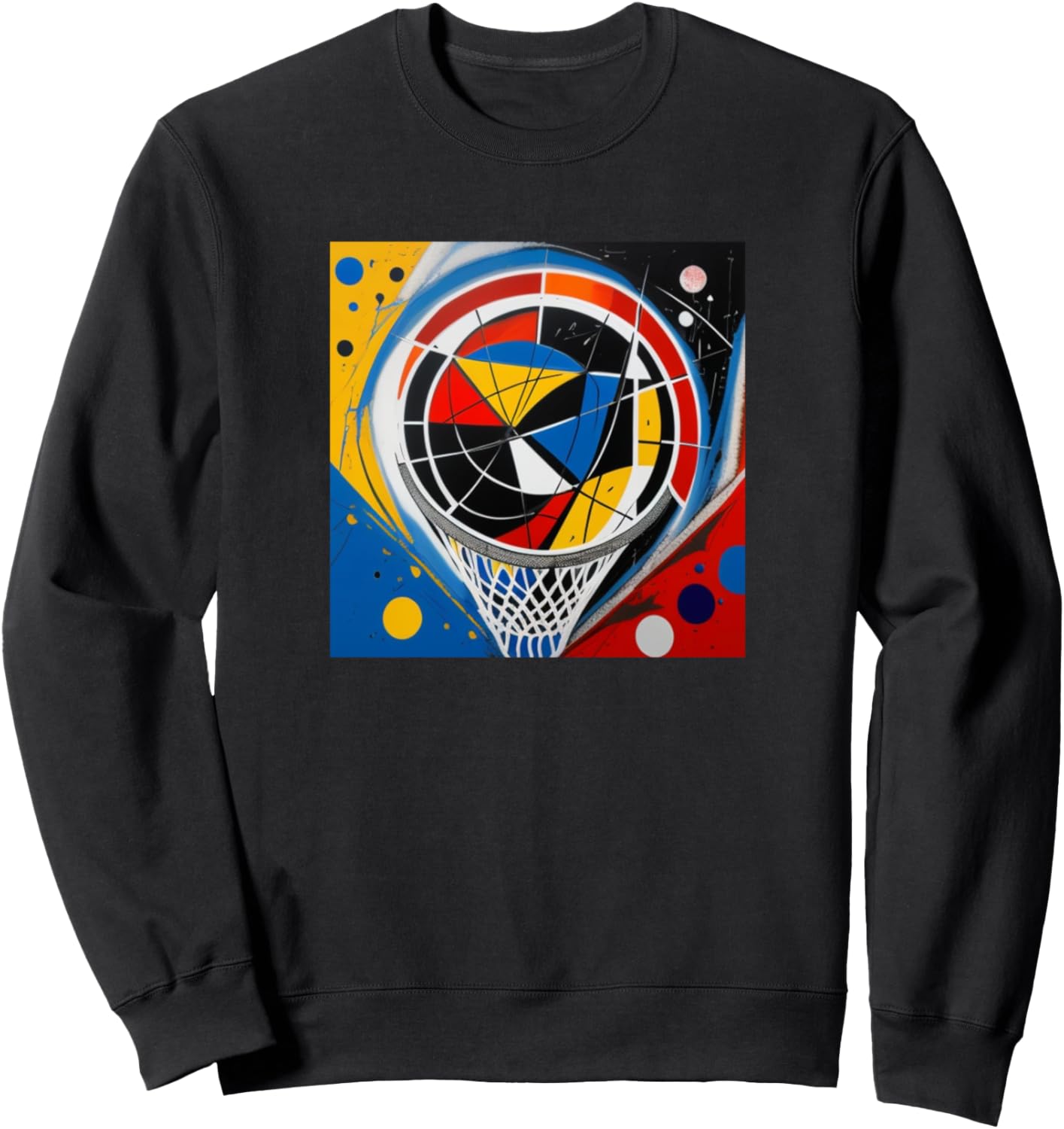 

Яркая толстовка с изображением баскетбольного кольца для любителей баскетбола Basketball Hoop - Sport Gift Men Women Kids Boys, черный