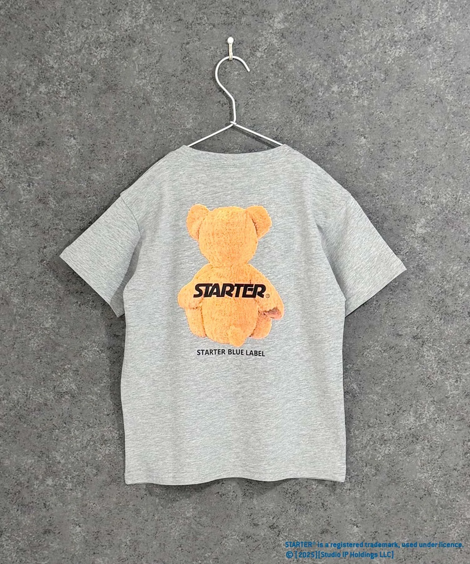 Детская футболка STARTER BEAR SHISKY серая