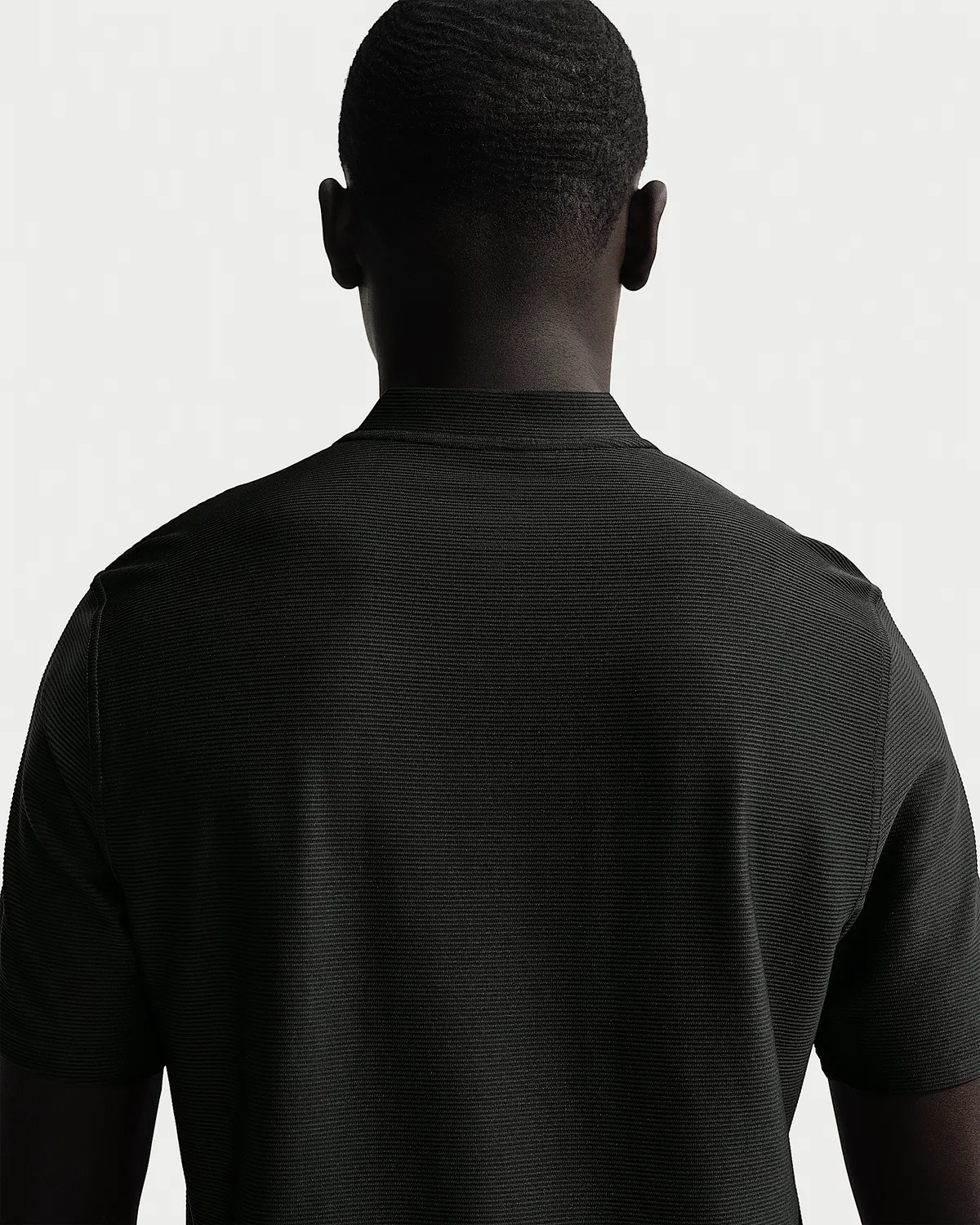 Мужское поло Nike Velocity Dri-FIT Blade Collar Golf Polo, Black/White — фото 2