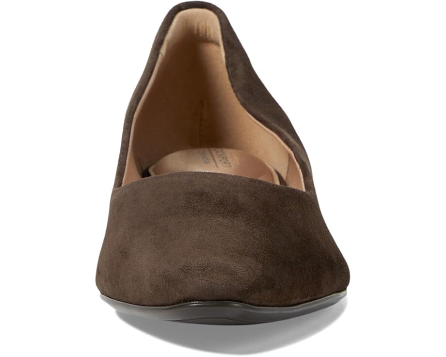 Туфли на плоской подошве Rockport Tessa, цвет Dark Brown Suede — фото 2