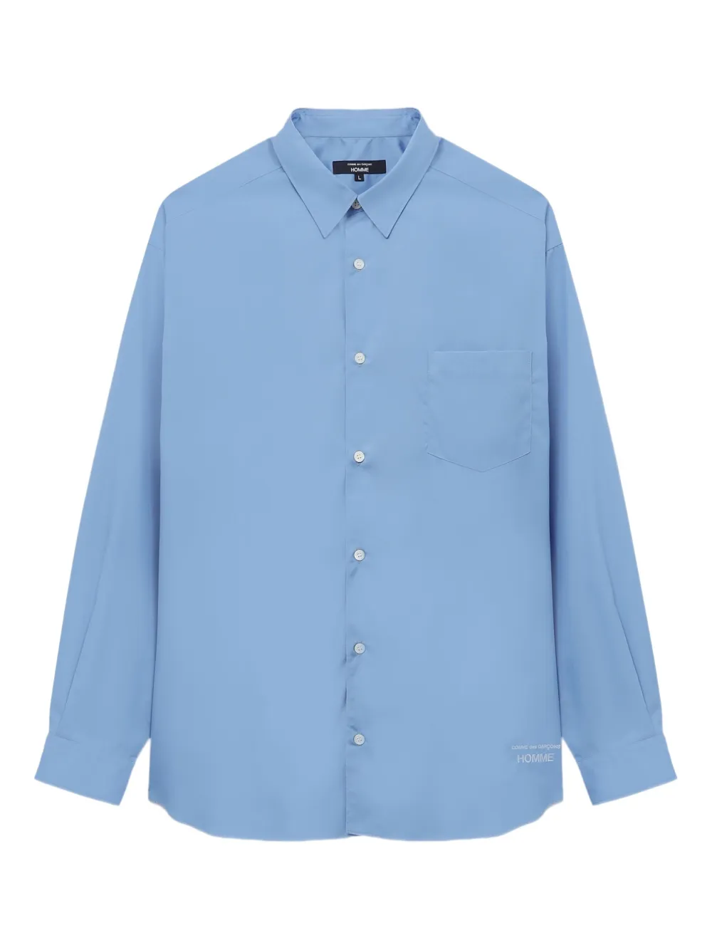 

Рубашка с накладным карманом Comme des Garçons Homme, синий