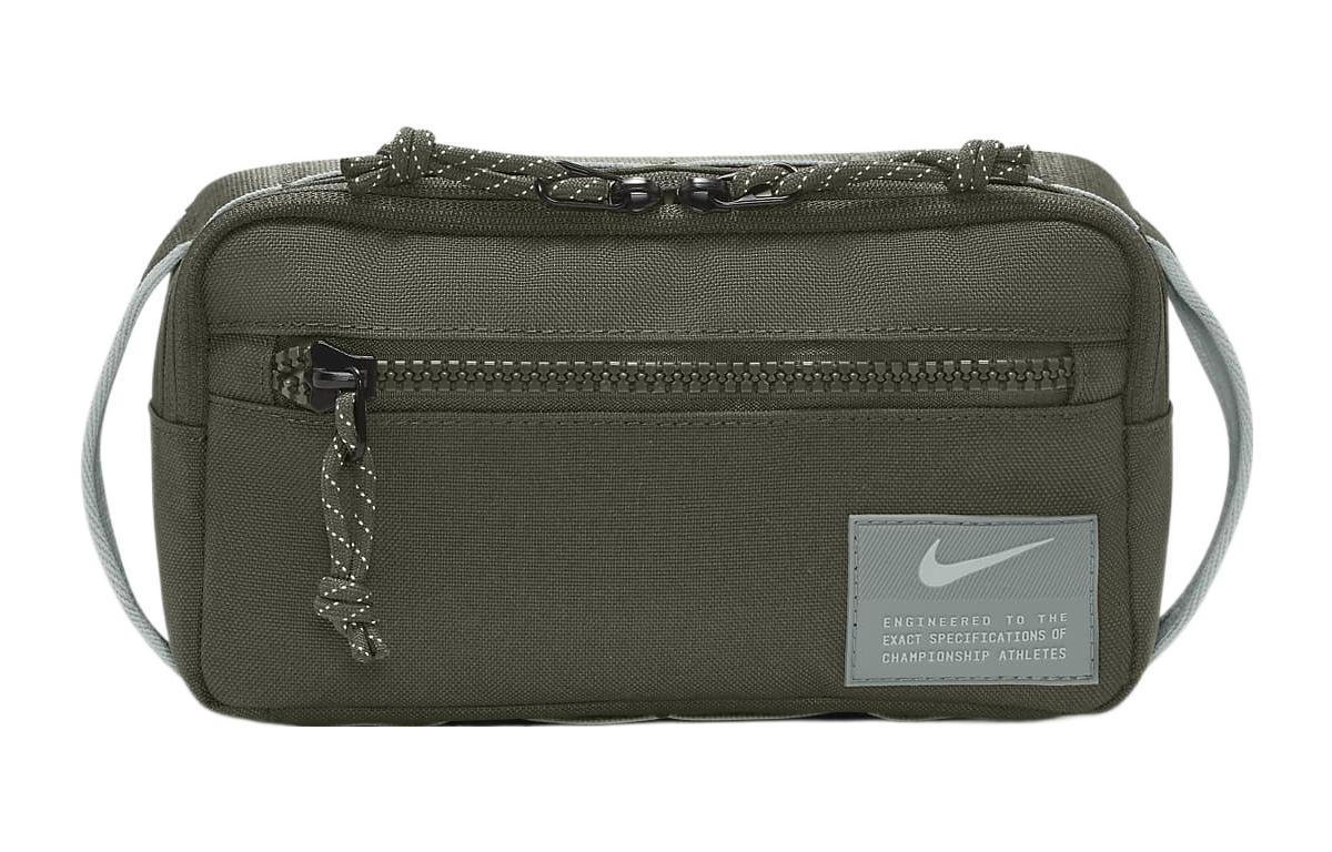 

Футболка Nike с одним плечом через тело поясная сумка унисекс хаки зелёный/хаки зелёный/слюдяной зелёный