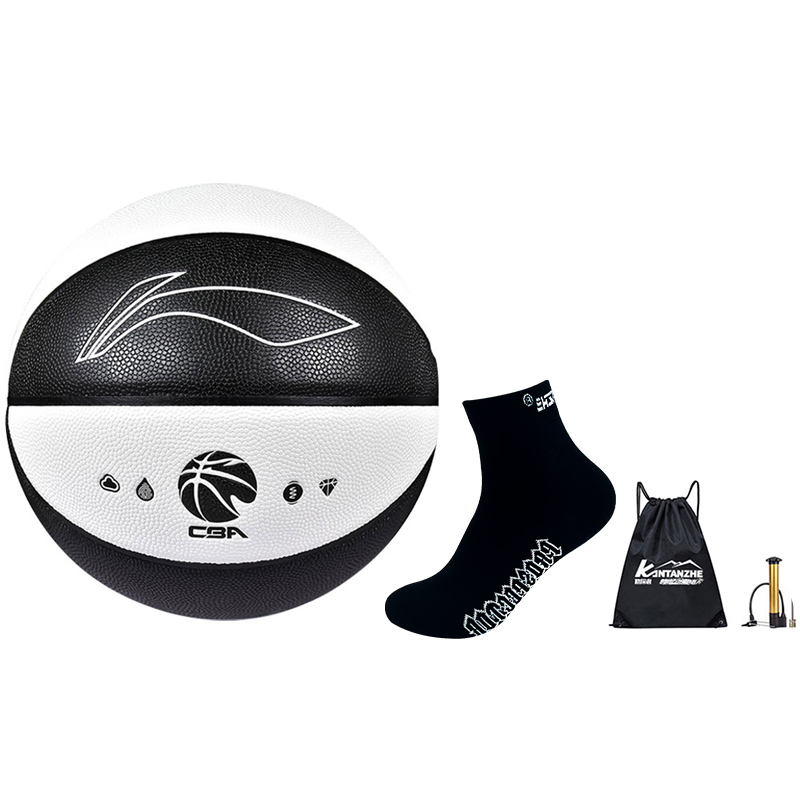 

LINING CBA Collection PU баскетбольный мяч black white размер 6 тренировочный women's