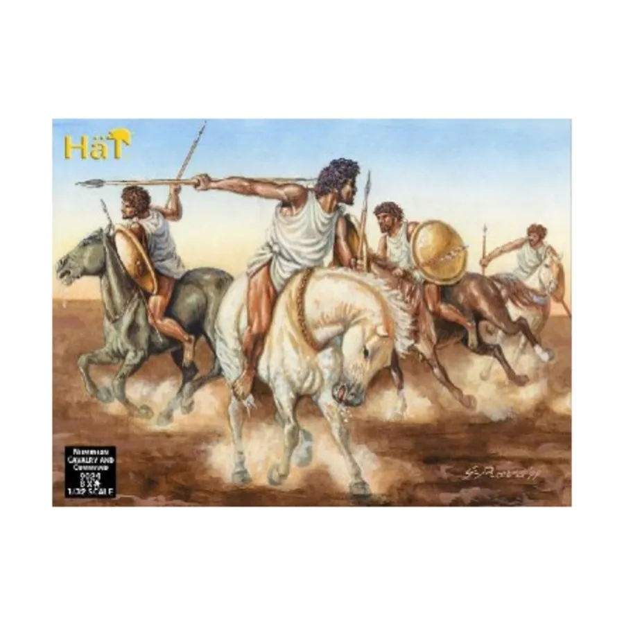 

Нумидийская кавалерия и командование, Historical Plastic Military Figures - Ancient (1:32) (Hat Industries)