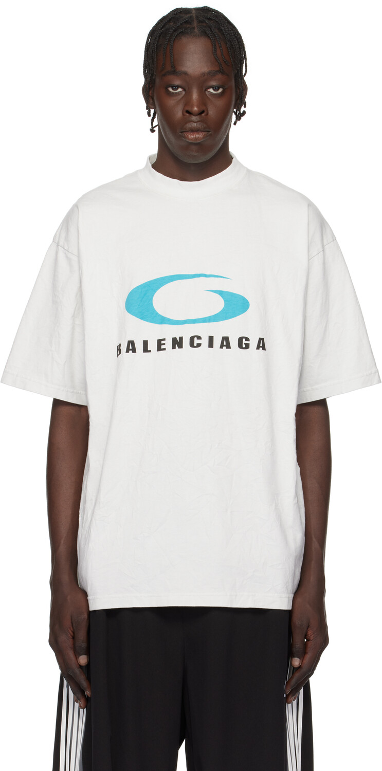 

Белая футболка Loop Sports Icon средней посадки Balenciaga