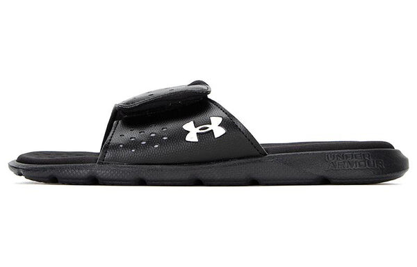 Тапочки ignite 7 slide 'black white' Under Armour, черный — фото 2