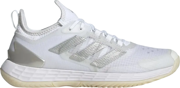

Кроссовки Wmns Adizero Ubersonic 4.1 'White Silver Metallic', белый