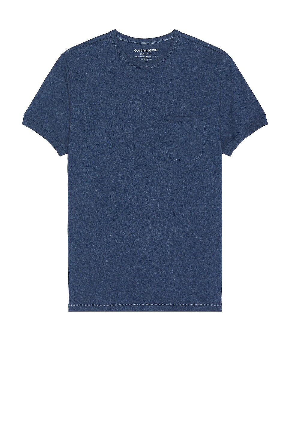 

Футболка OUTERKNOWN Sojourn Pocket, цвет Heather Marine