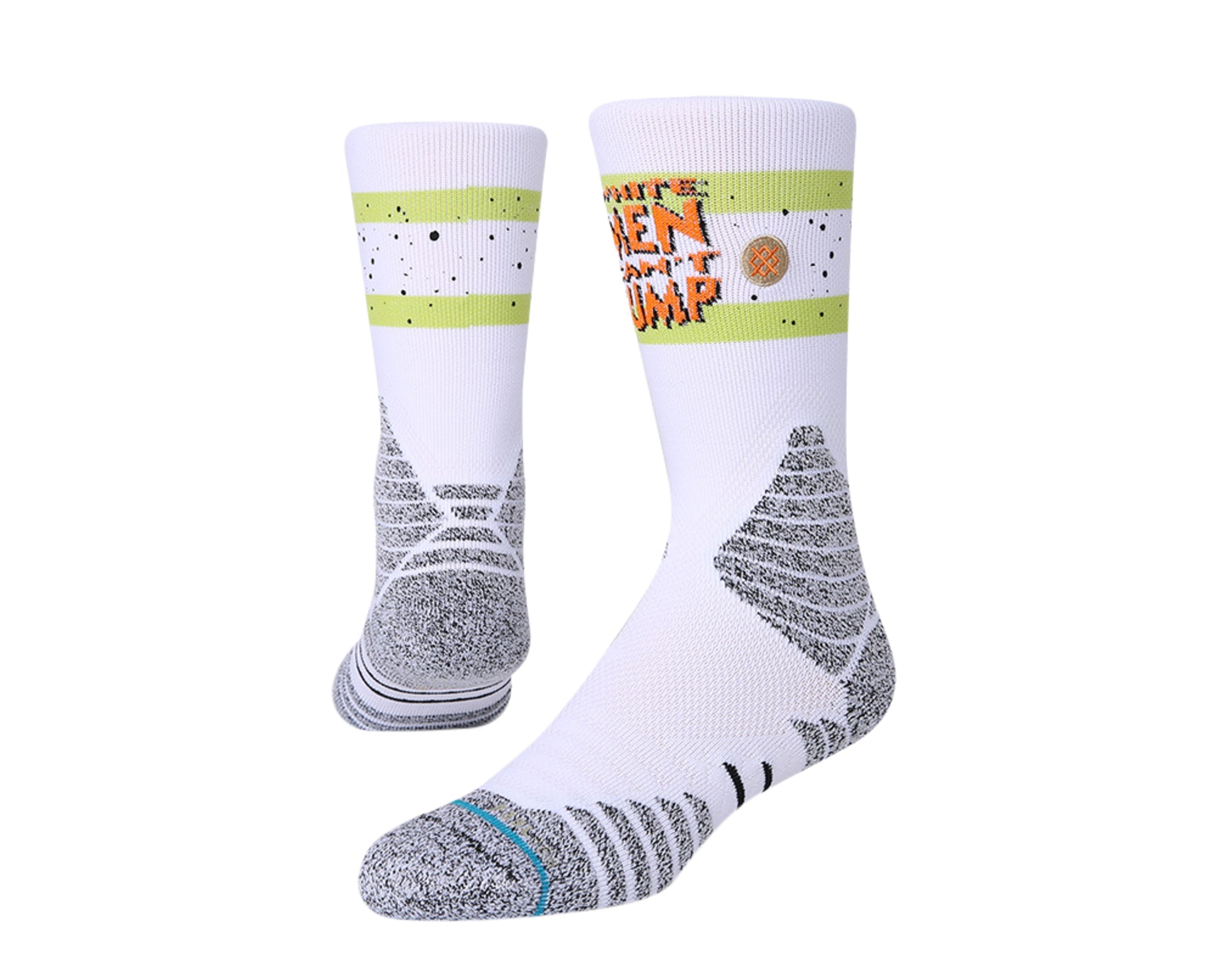 

Stance x White Men Can't Jump - баскетбольные носки Jump White Crew A557D20JUM-WHT