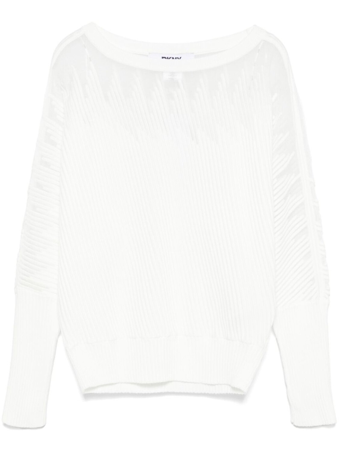 

DKNY свитер с прозрачными вставками, белый