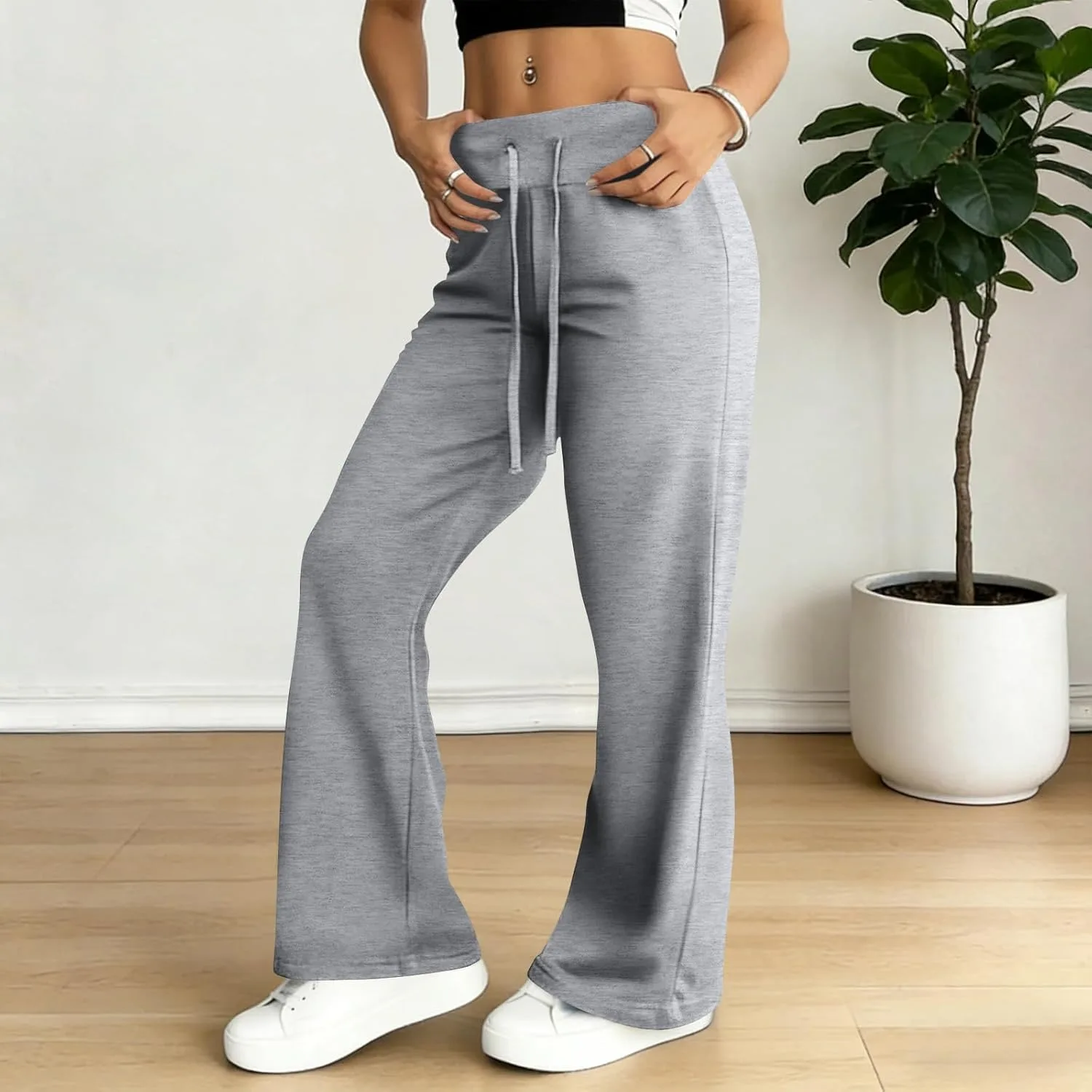 Брюки-легинсы Bootcut для женщин с эффектом контроля живота — фото 3