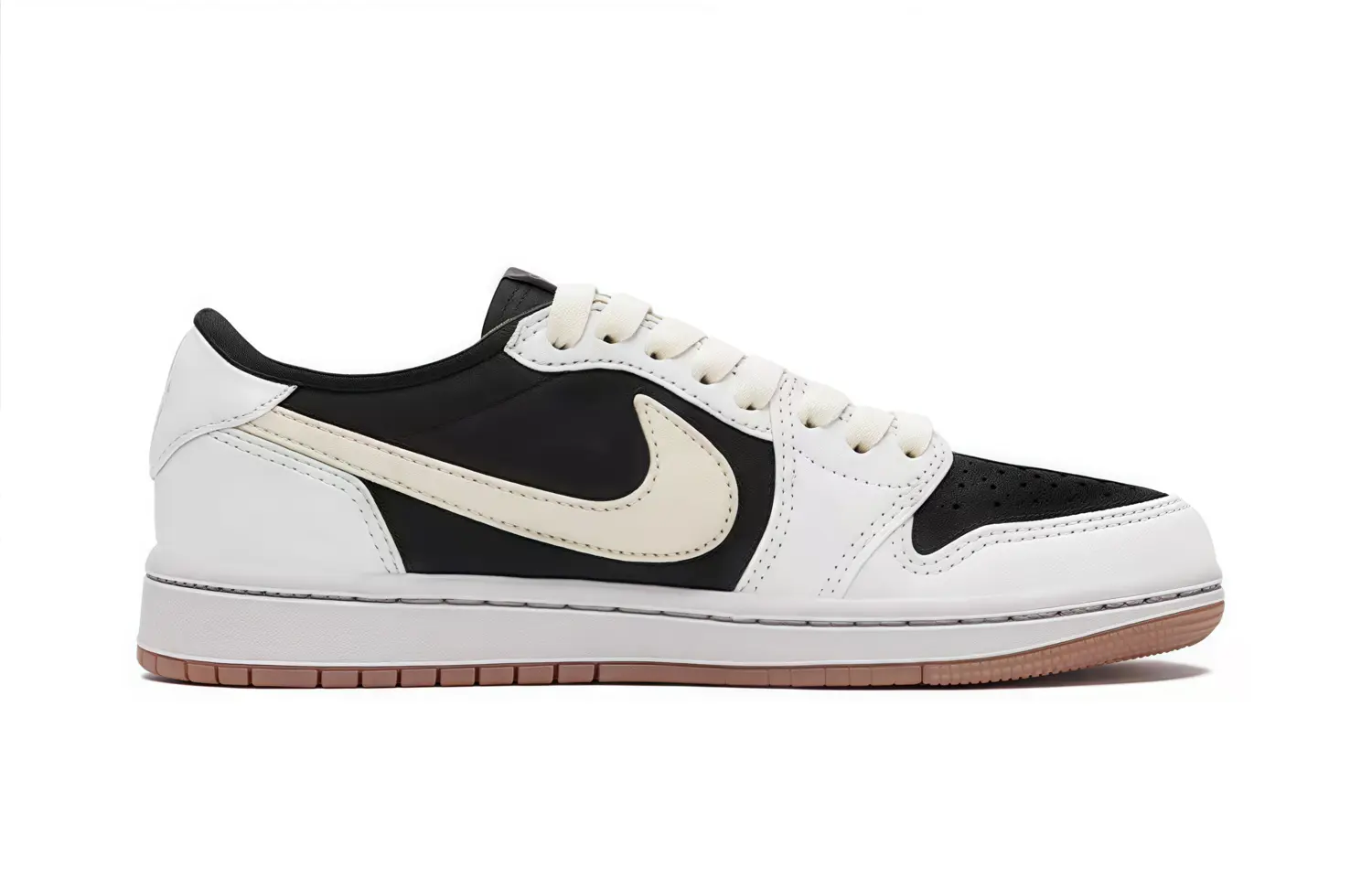 Кроссовки Air 1 Vintage Unisex низкие Jordan, черный/белый — фото 2