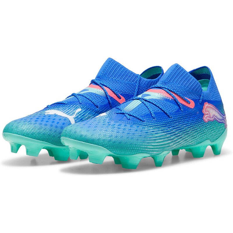 Футбольные бутсы Future 7 Ultimate FG/AG Puma, цвет bluemazing-puma white-electric peppermint — фото 3