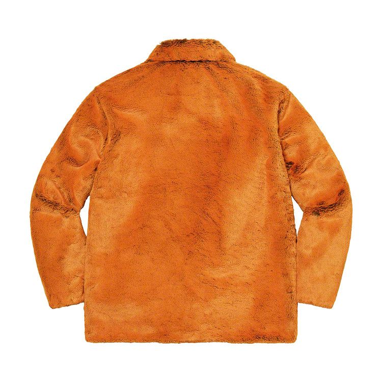 Пальто Supreme 2-Tone Faux Fur Shop Coat, Orange — фото 2