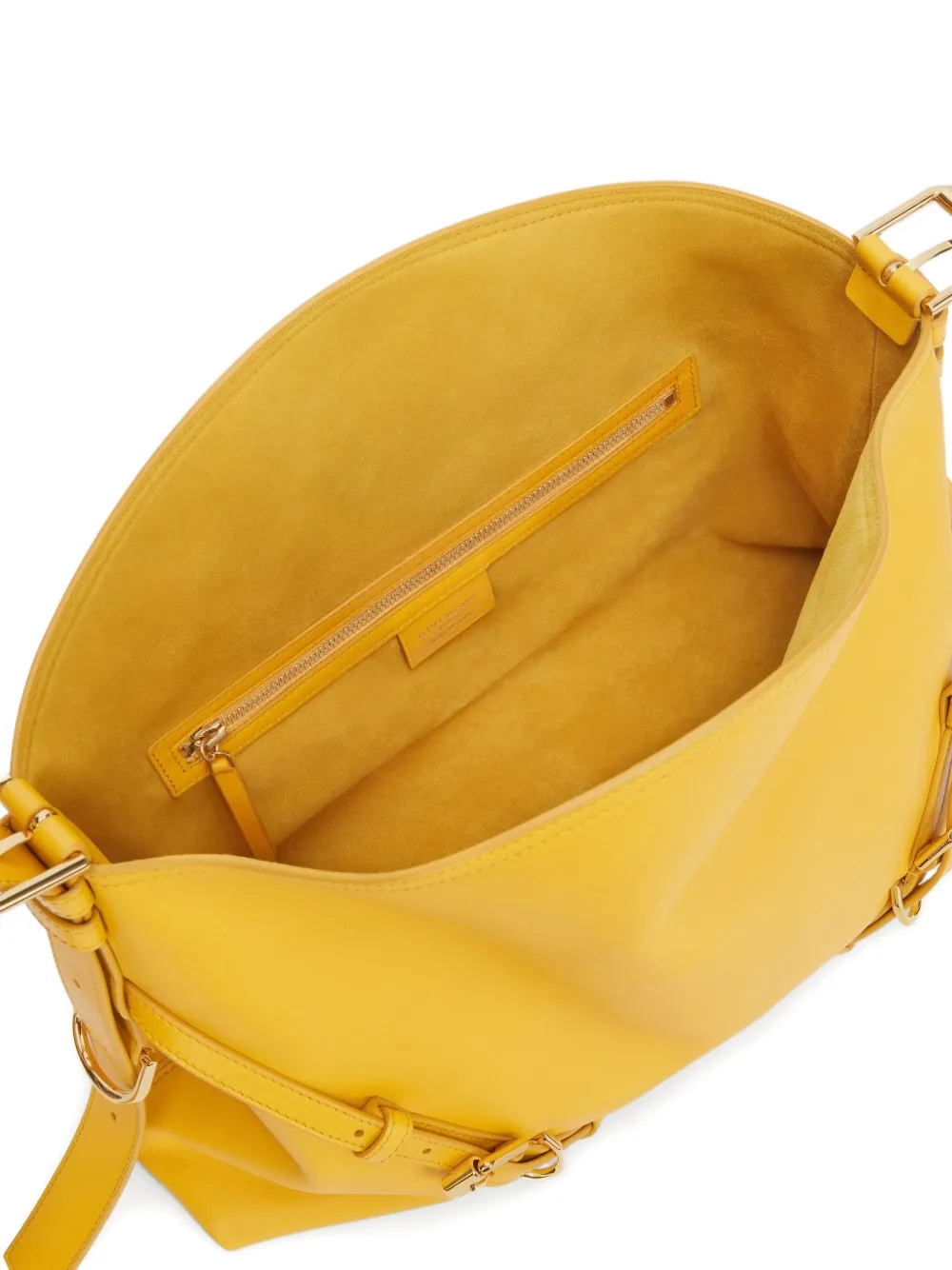 Сумка Medium Voyou из блестящей кожи Givenchy, желтый — фото 4