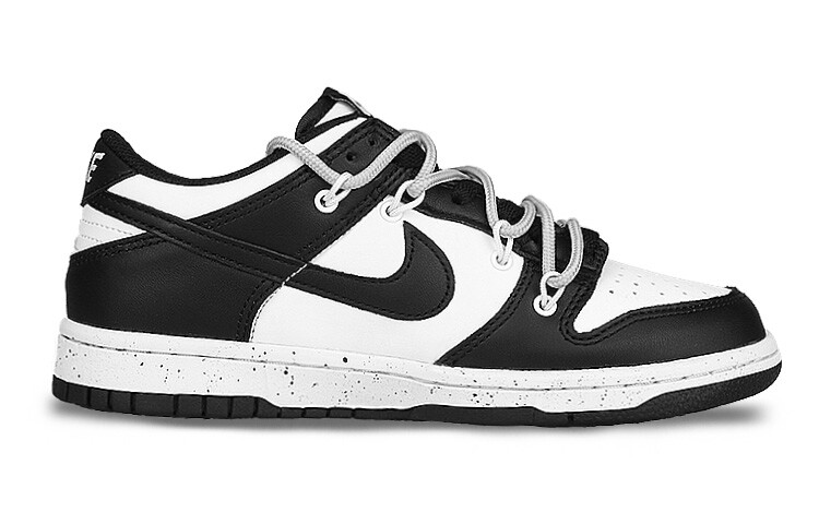 

Кроссовки Nike Dunk Skateboard Shoes Women's Low-Top Black White Gray