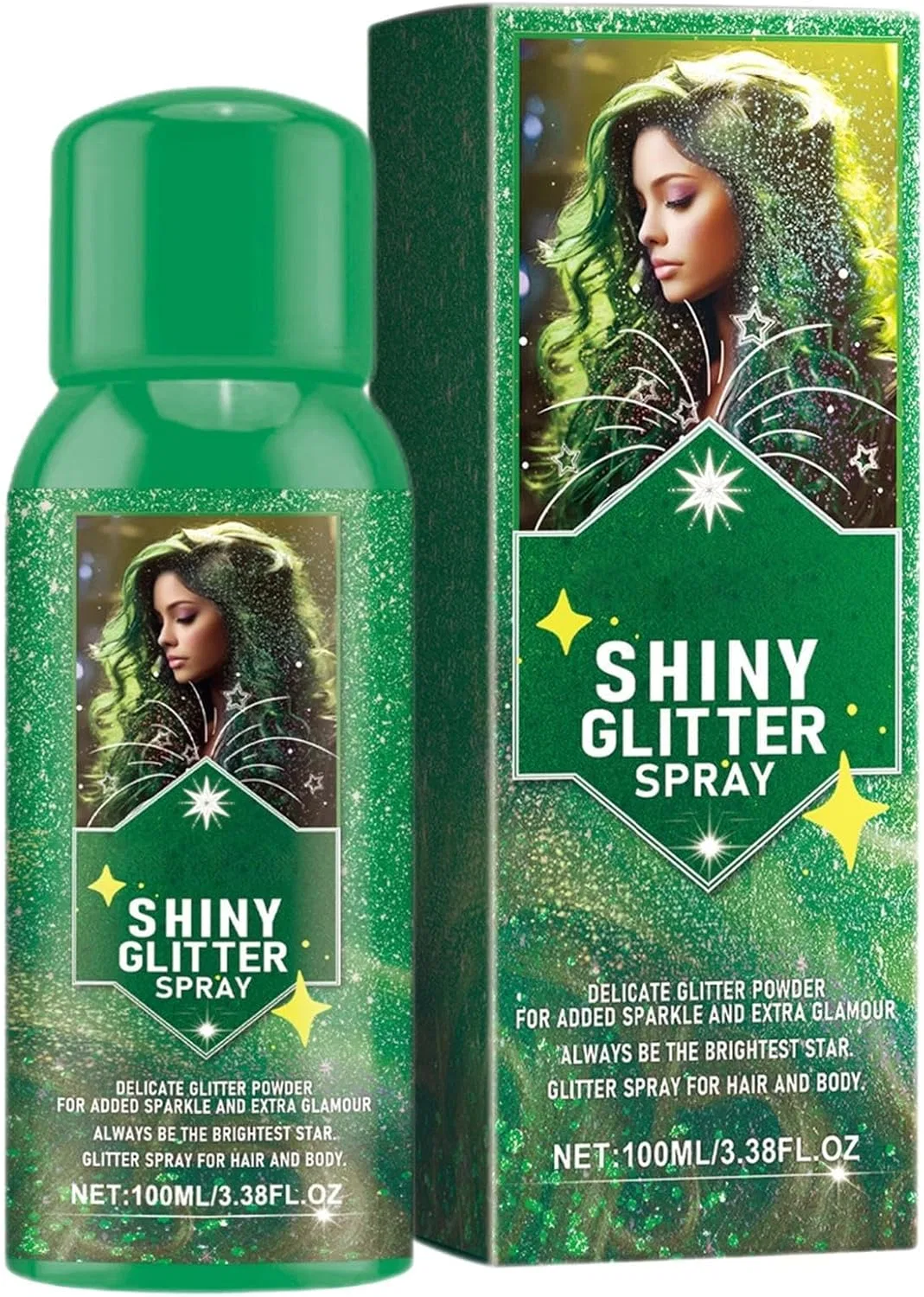 Блеск для тела Shiny Glitter Body Spray, 100 мл Generic