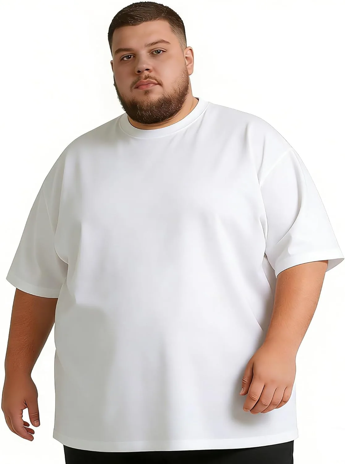 

Мужские футболки Big & Tall, размеры L-6XL, мягкий хлопок, короткий рукав