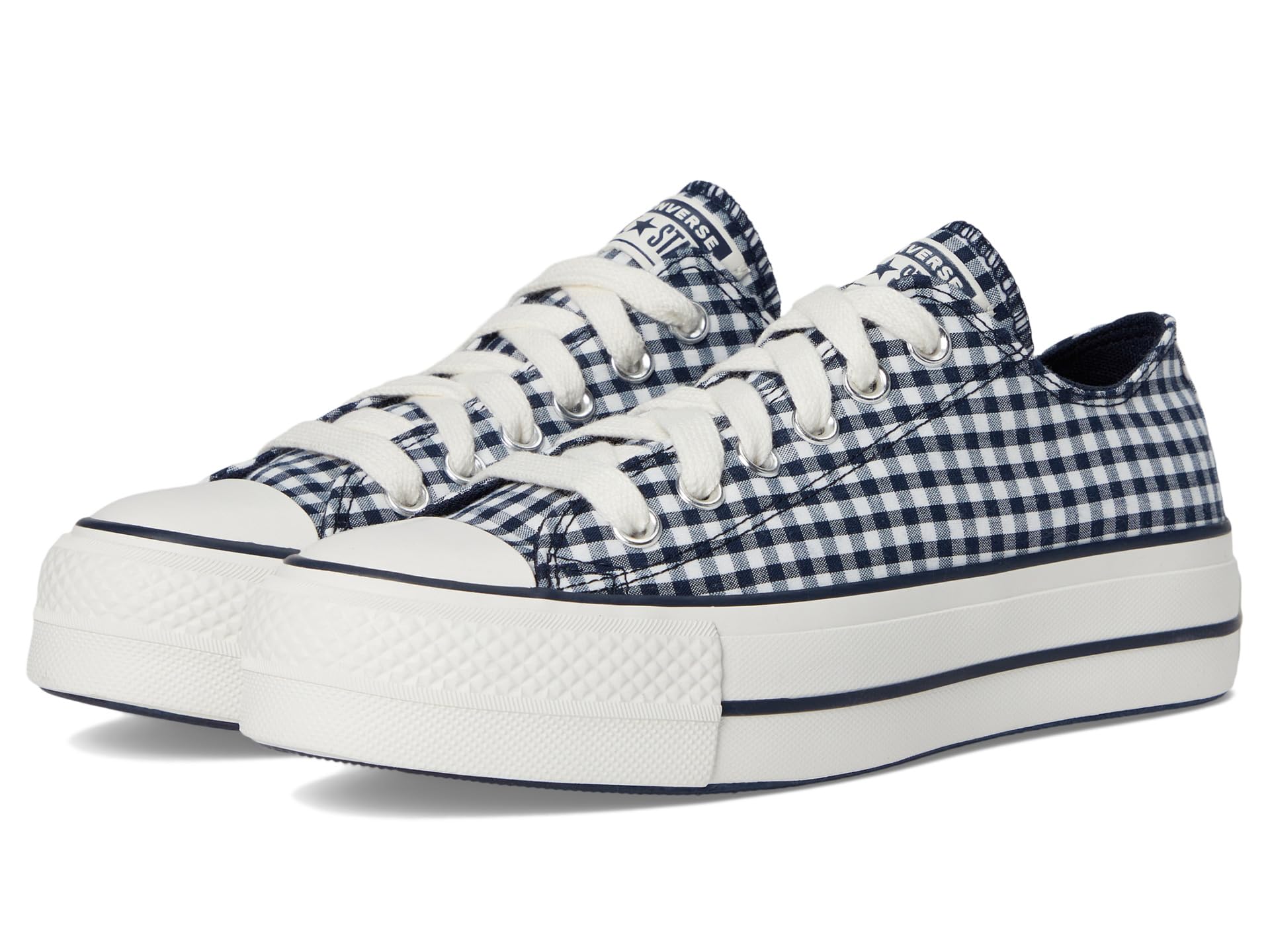Кроссовки Converse Chuck Taylor All Star Low-Top Lift Platform Sneaker, цвет Obsidian/White/Vintage White