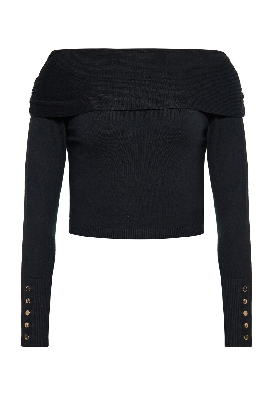 

Тонкий вязаный свитер NAEMI Sweater, черный