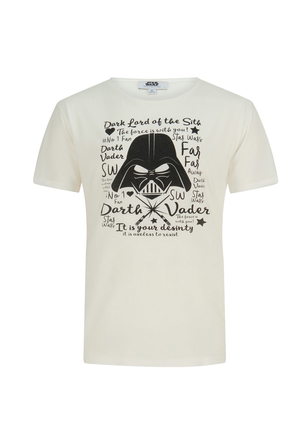 

Футболка с принтом STAR WARS DARTH VADER, белый