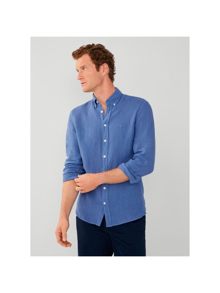

Рубашка Hackett London, синий