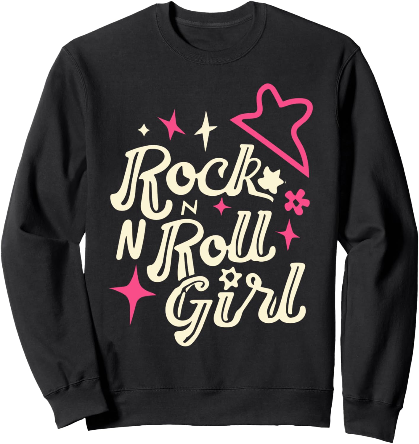 

Толстовка «Девушка в стиле рок-н-ролл» Дарла Rock N Roll Girl, черный