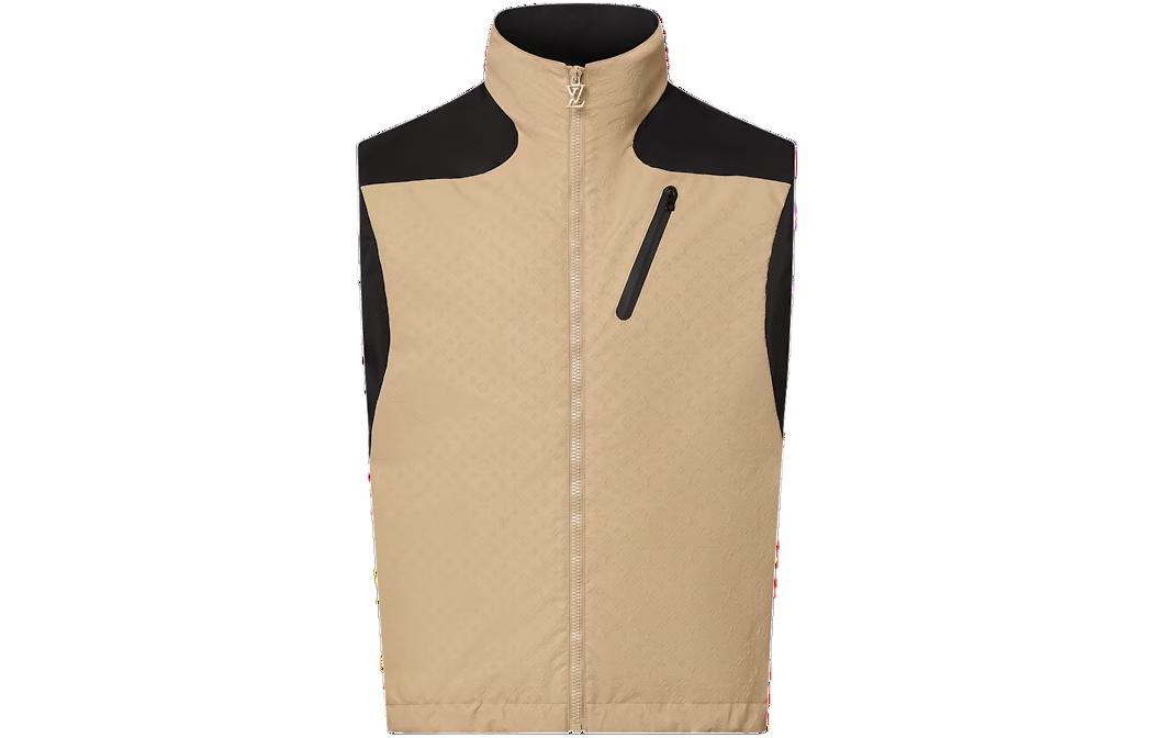 

LOUIS VUITTON Миниатюрный монограммный жилет мужской, Light Taupe