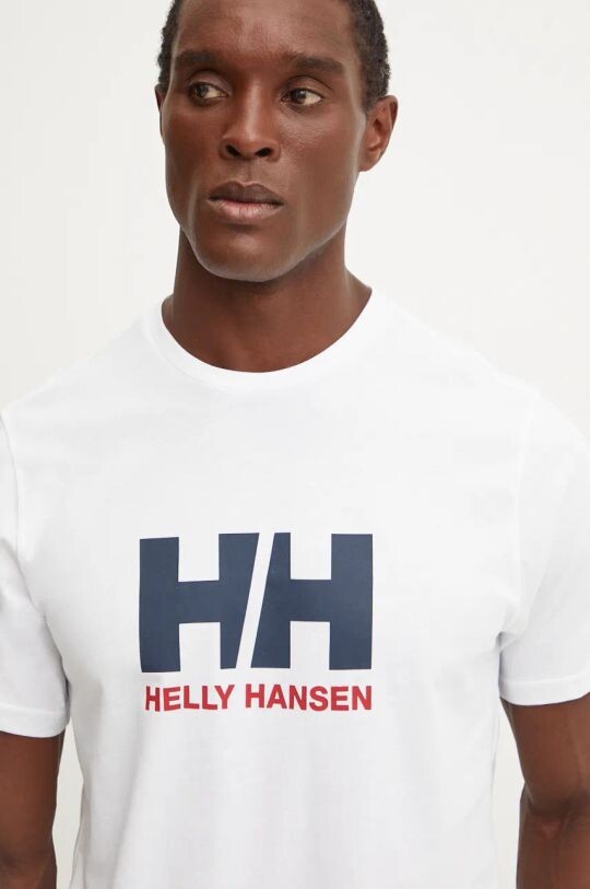 

Хлопковая футболка с логотипом HH Helly Hansen, белый