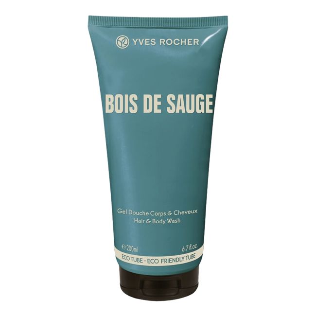

Шампунь для волос и гель для душа Bois de Sauge Yves Rocher, 200 мл