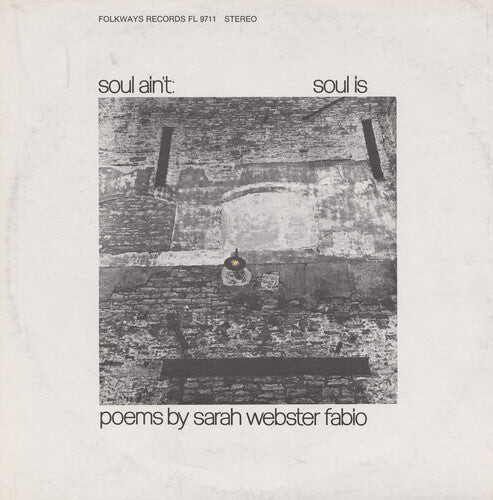 

CD диск Fabio, Sarah Webster: Soul Ain't Soul Is: Poems By Sarah Webster Fabio