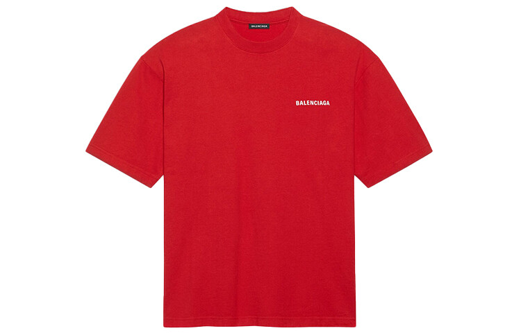 

Футболка мужская красная Balenciaga, красный