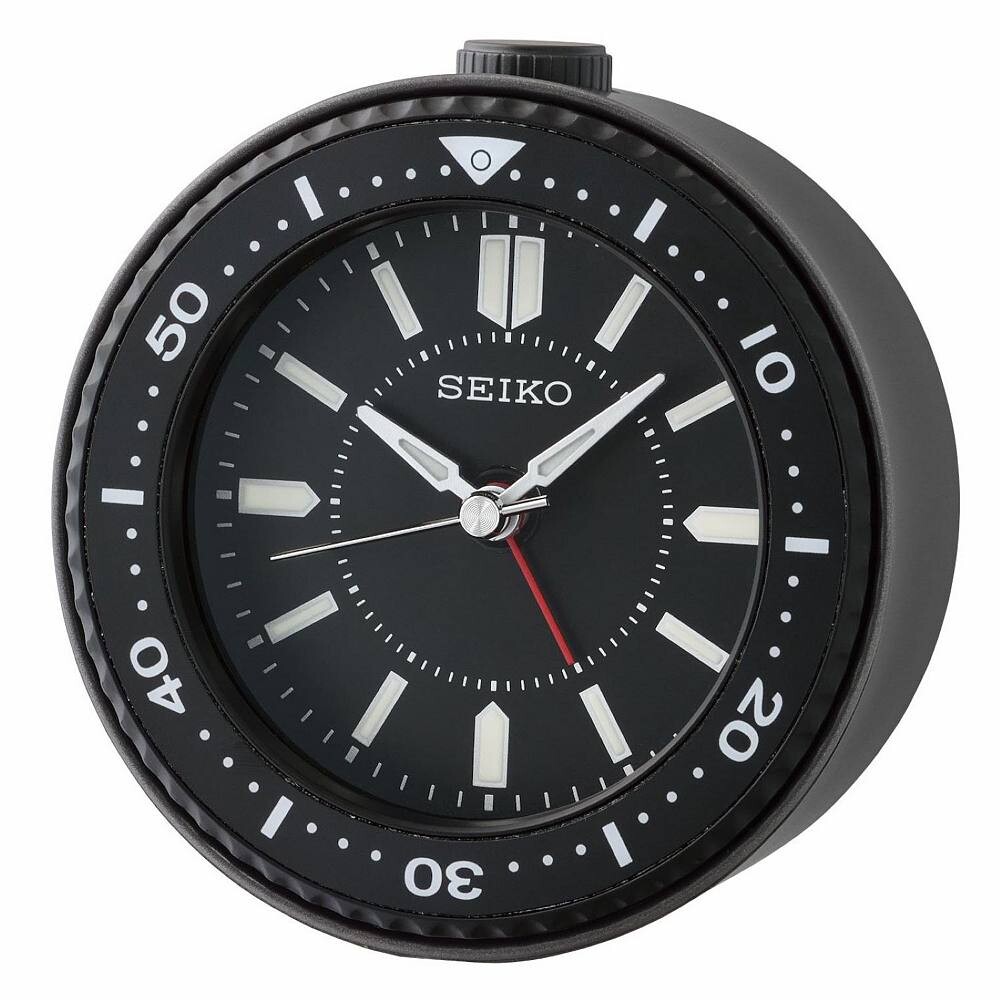 

Seiko Mai черный Будильник Настольный Декор, черный