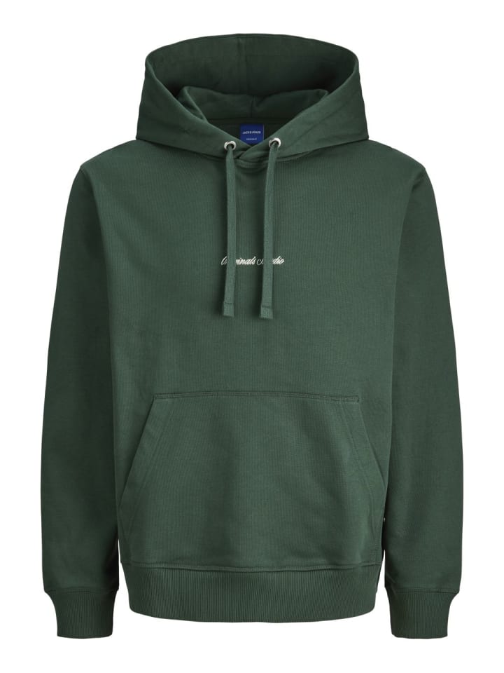 

Толстовка JORNORREBRO EMB SWEAT HOOD зеленого цвета Jack & Jones