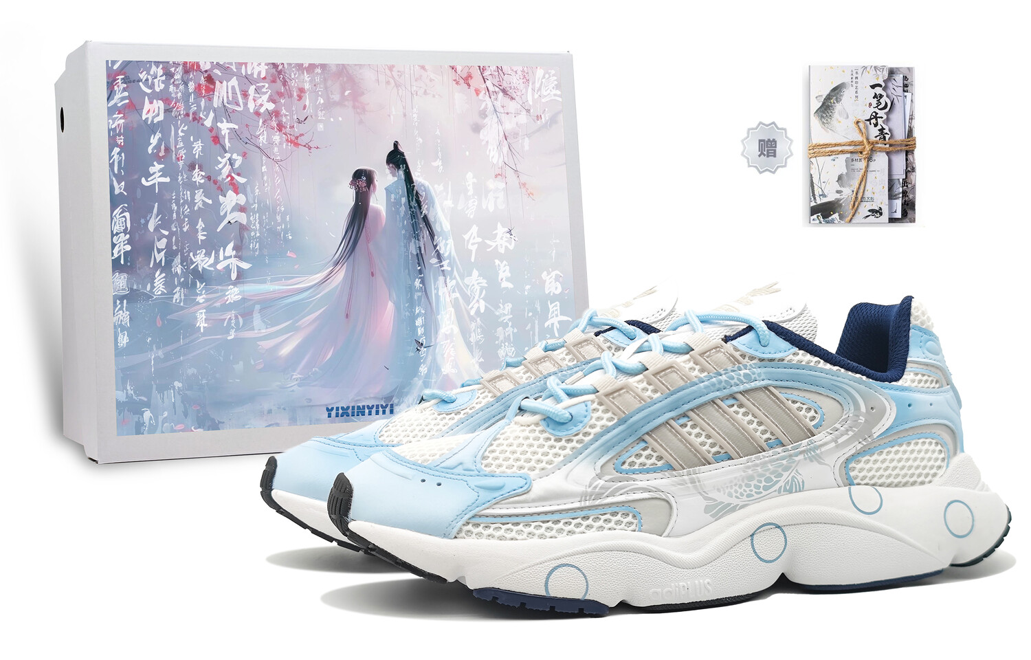 

Кроссовки Ozmillen Running унисекс Low-top синие Adidas Originals, Синий, Кроссовки Ozmillen Running унисекс Low-top синие Adidas Originals