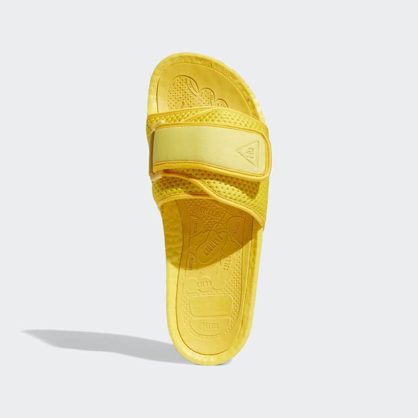 Мужские шлепанцы adidas Pharrell Williams Hu, золотой — фото 3