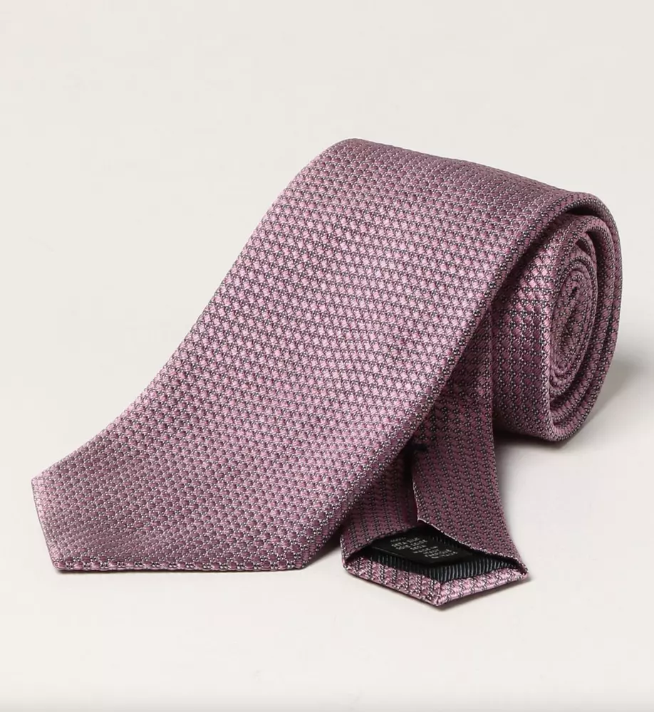 

Элегантный розовый шелковый галстук Ermenegildo Zegna