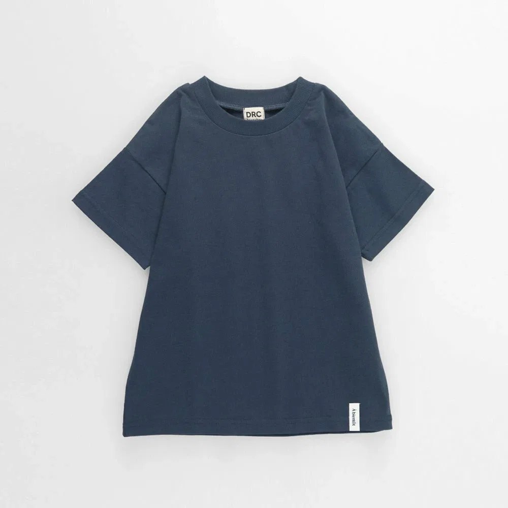 Однотонная футболка с коротким рукавом в полоску Branshes, Navy blue — фото 2