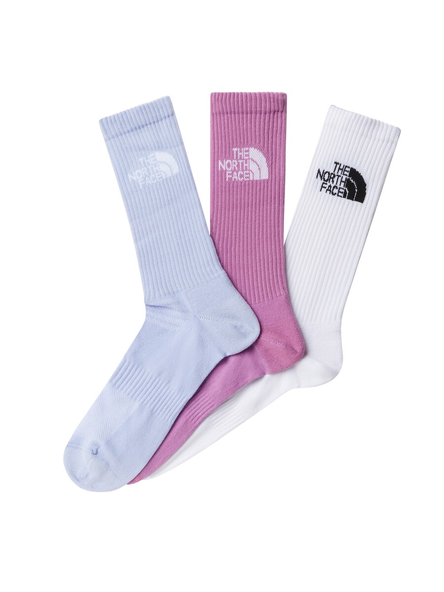 

Спортивные носки THE NORTH FACE, цвет Light blue/Orchid/White