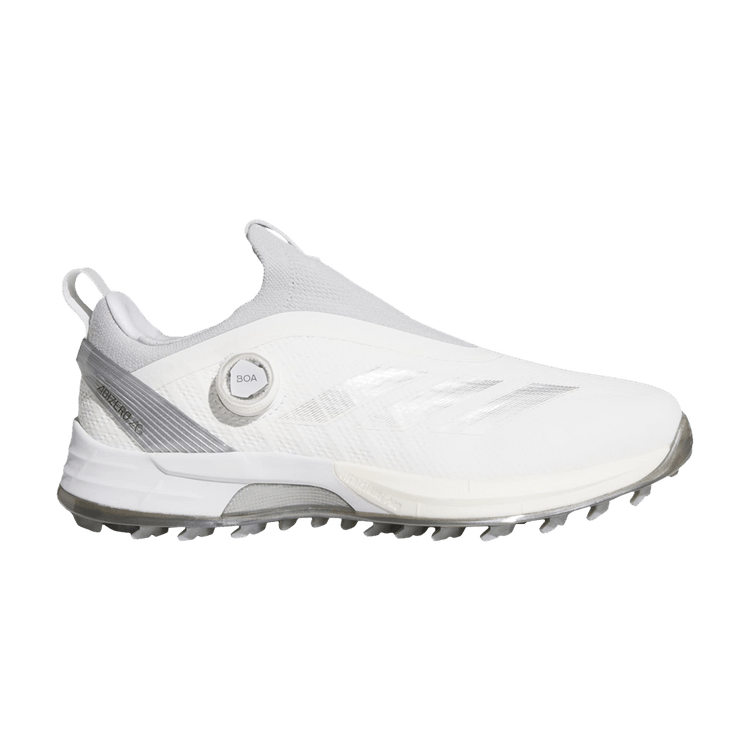 

Кроссовки Adizero ZG BOA Spikeless Golf 'White Silver Metallic', белый