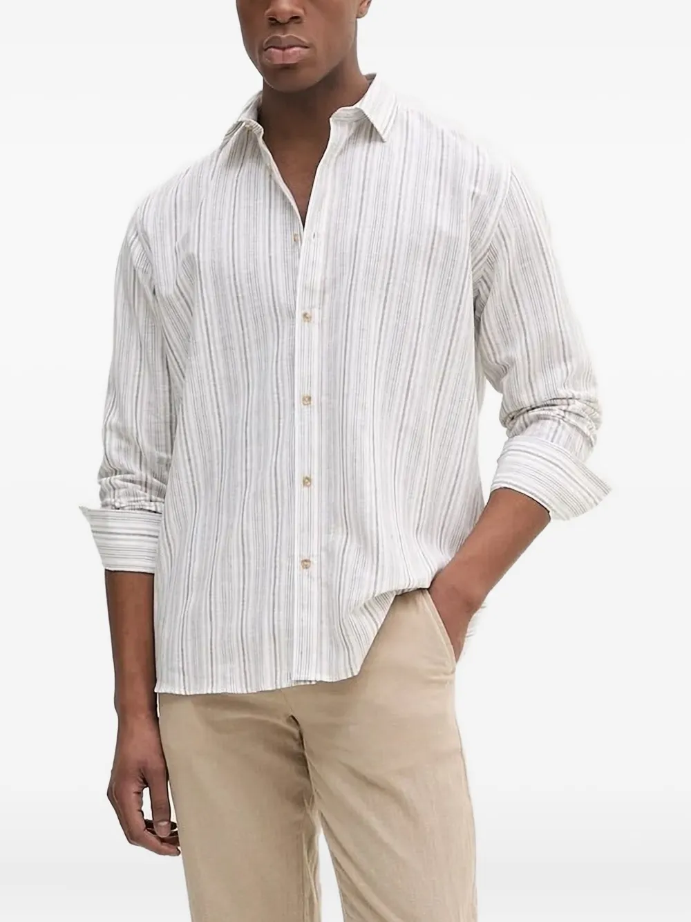 

Рубашка в полоску Liu Jo, белый