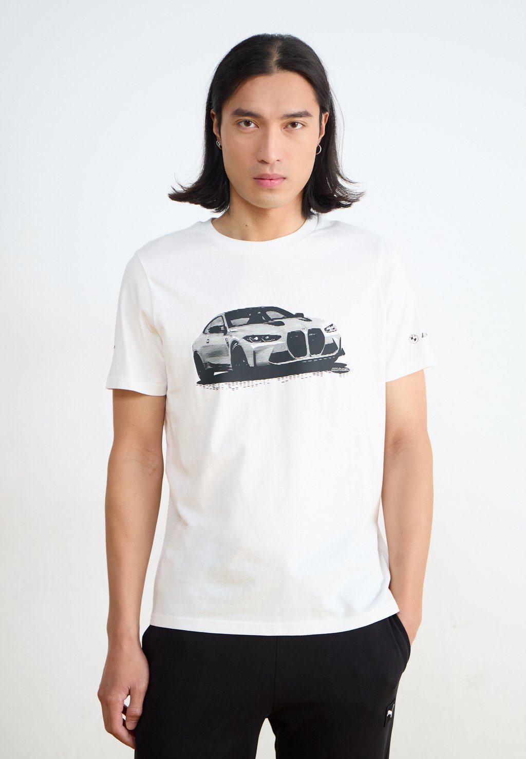 

Футболка с принтом BMW GRAPHIC TEE Puma, белый