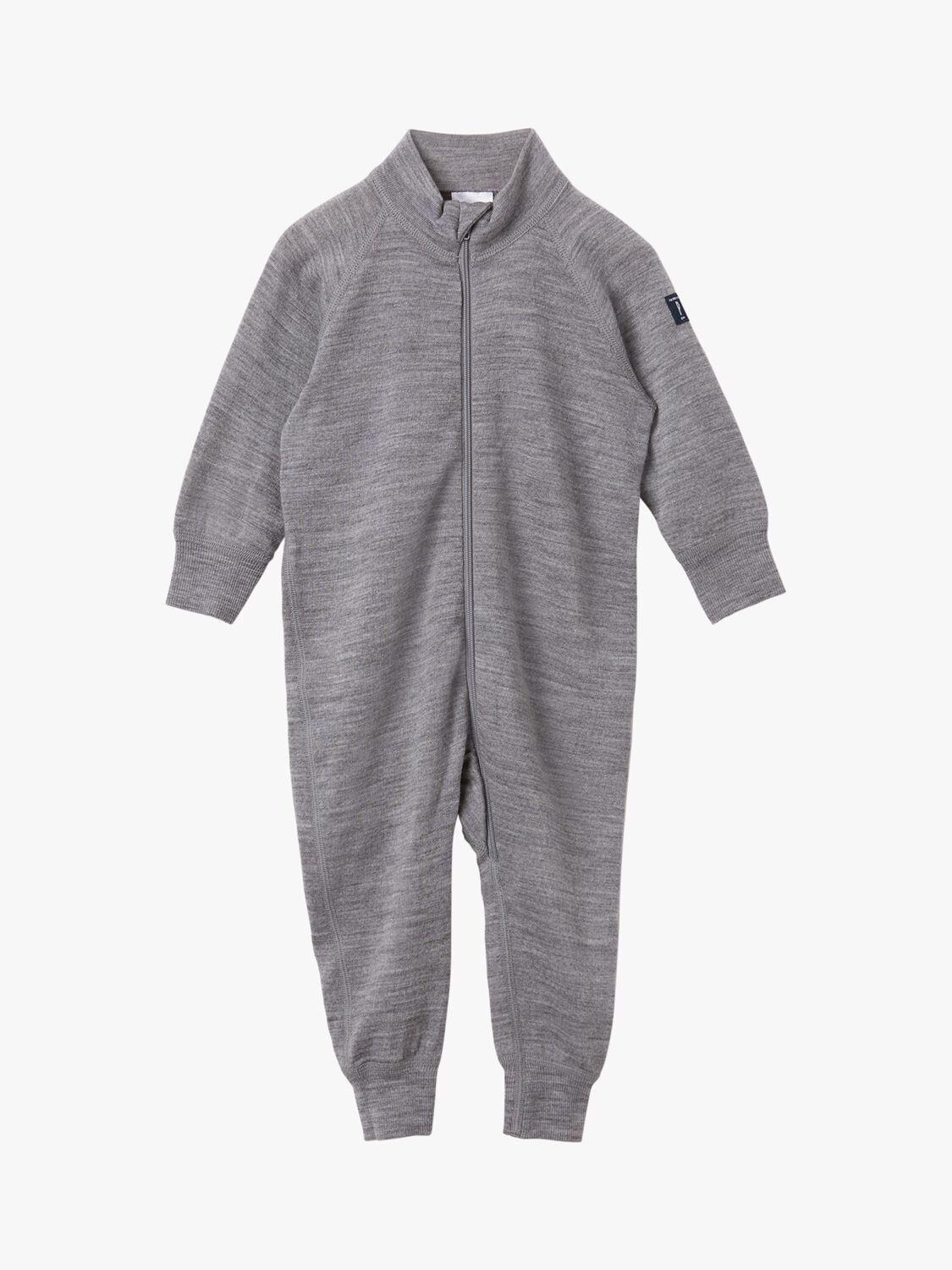 

Комбинезон из махровой шерсти Baby Merino Polarn O. Pyret, серый мергель