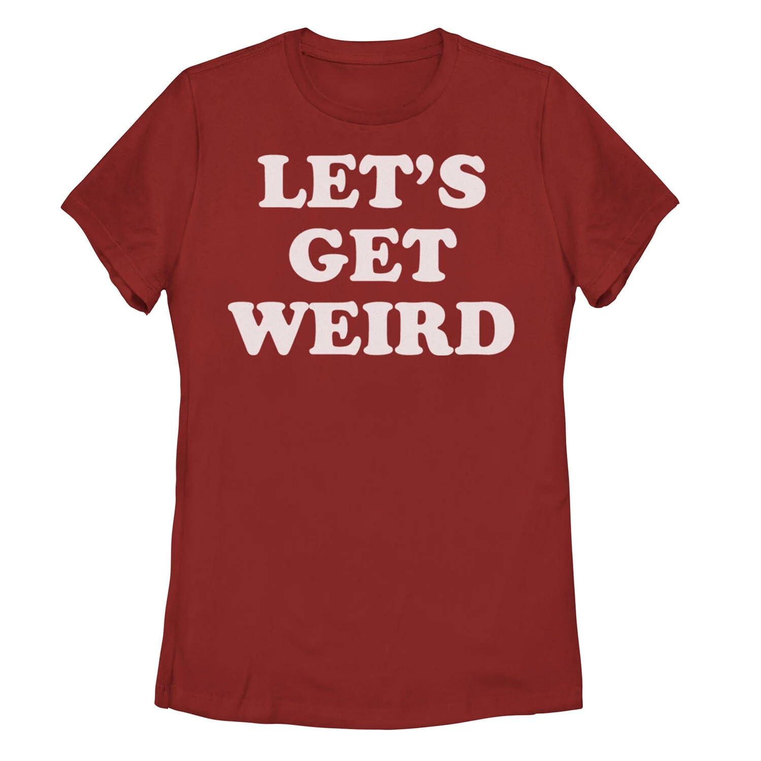 

Детская футболка Let's Get Weird с рисунком в стиле ретро